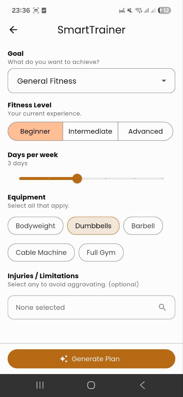 AI Smart Trainer